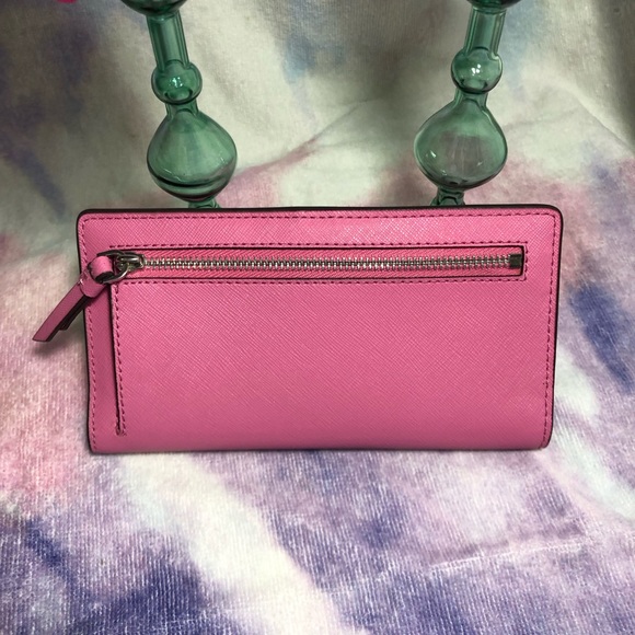 Kate spade pink on pink snap wallet - Picture 6 of 12